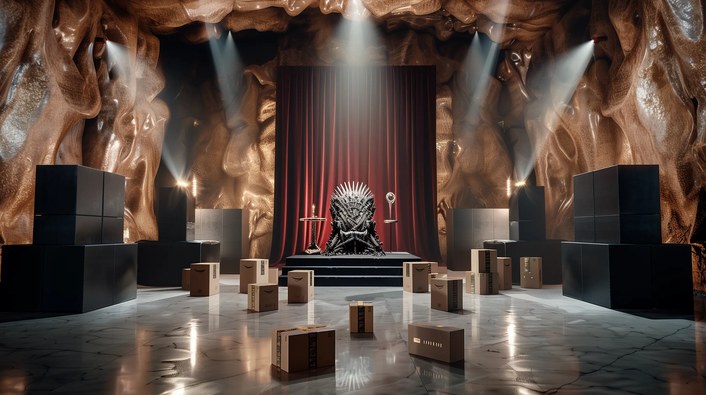 Poker chips and cards representing strategic trade spend allocation decisions