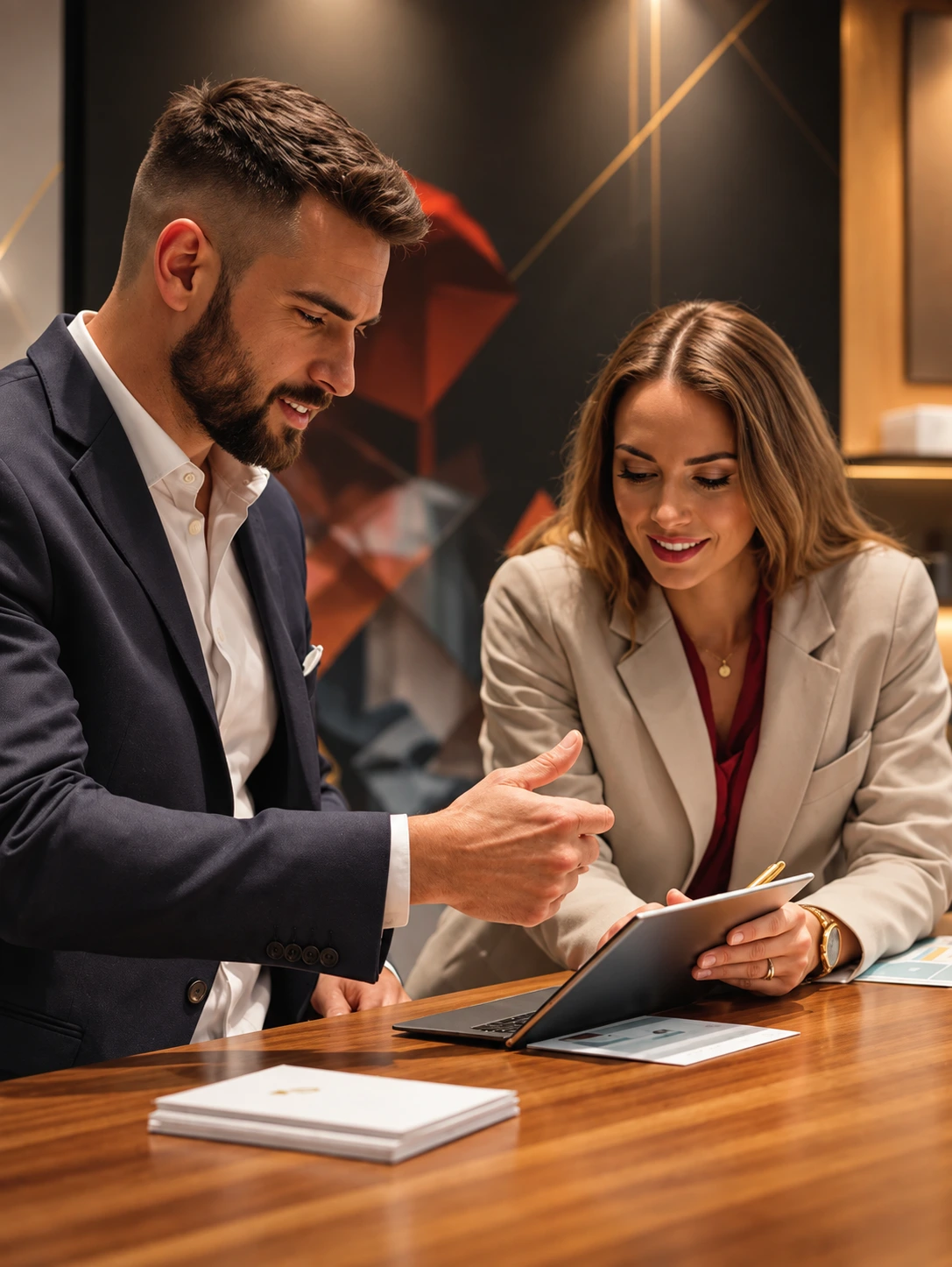 Business partners collaborating on wholesale commerce strategy
